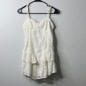 Wild Fable White Smocked dress